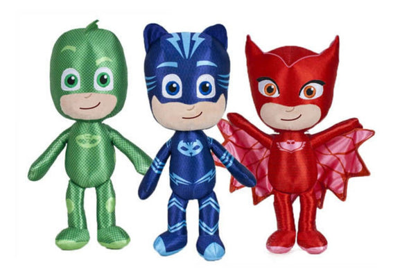 PJ Masks Pyjamahelden Kuscheltier - 22 cm Plüschtier weiches Stofftier