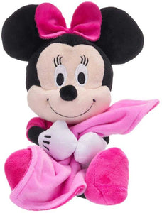 Minnie Maus Kuscheltier mit Decke - 22 cm Plüschtier Disney Stofftier