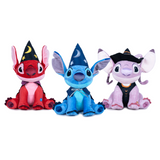 Lilo & Stitch Halloween Kuscheltier - 30 cm Plüschtier Leroy Angel Zauberer Stofftier