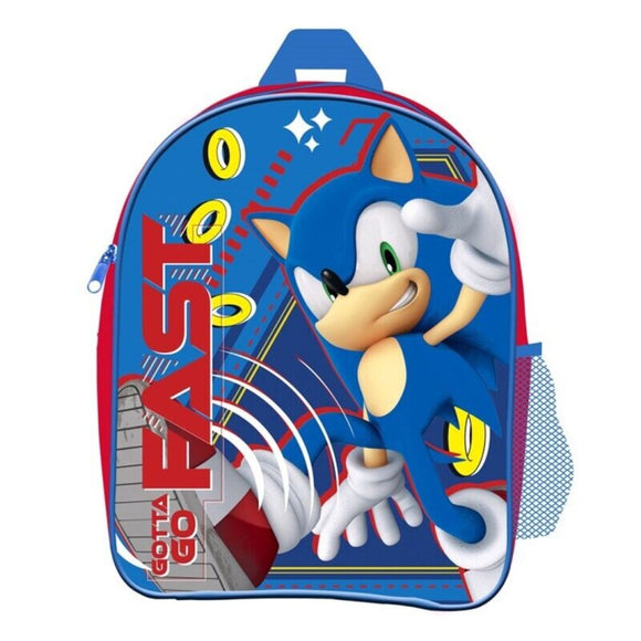 Sonic Rucksack Tasche Schule Ranzen Umhängetasche