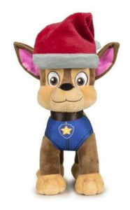 Paw Patrol Weihnachten Chase Kuscheltier - 20 cm Plüschtier weiches Stofftier