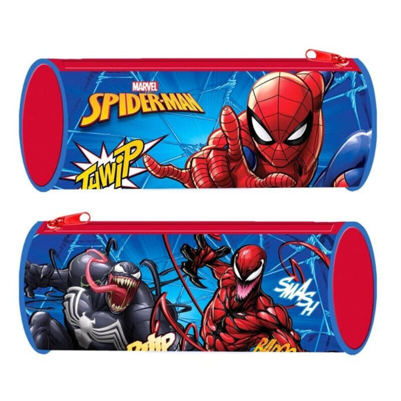 Spiderman Etui für die Schule Federtasche Rund Stifteetui Kinder Tasche