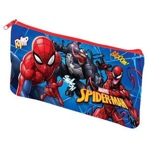 Spiderman Marvel Etui für die Schule Federtasche Rund Stifteetui Kinder Tasche