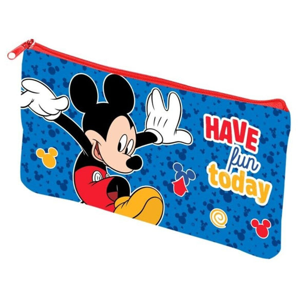 Micky Maus Etui für die Schule Federtasche Rund Stifteetui Kinder Tasche