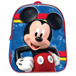 Mickey Maus 3D Rucksack Tasche Schule Ranzen Umhängetasche