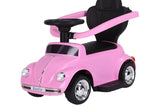 Kinder-Rutschauto Volkswagen Beetle Lizenziert inkl. Schiebestange - Sonnensegel | CMS Kinderautos