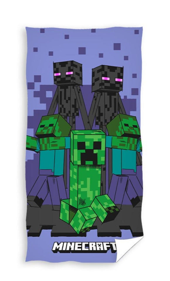 Minecraft Handtuch Creeper Strand Badetuch 70x140cm