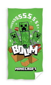 Minecraft Handtuch Creeper TNT Strand Badetuch 70x140cm