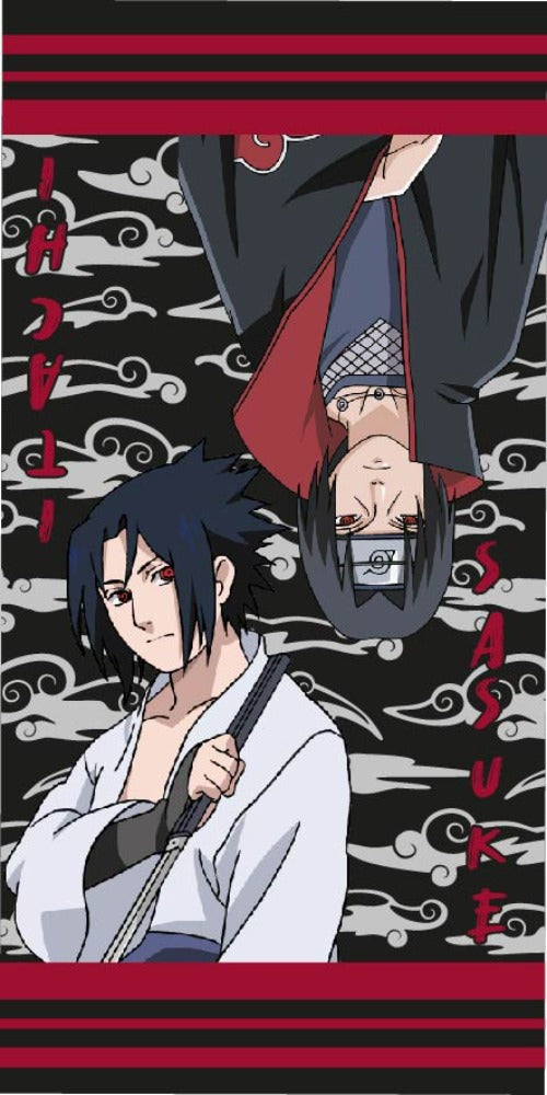 Naruto Itachi und Sasuke Handtuch Strand Badetuch 70x140cm