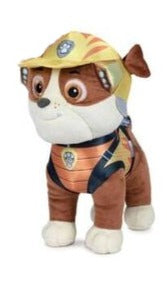 Rubble Paw Patrol Kuscheltier - 27 cm Plüschtier Stofftier