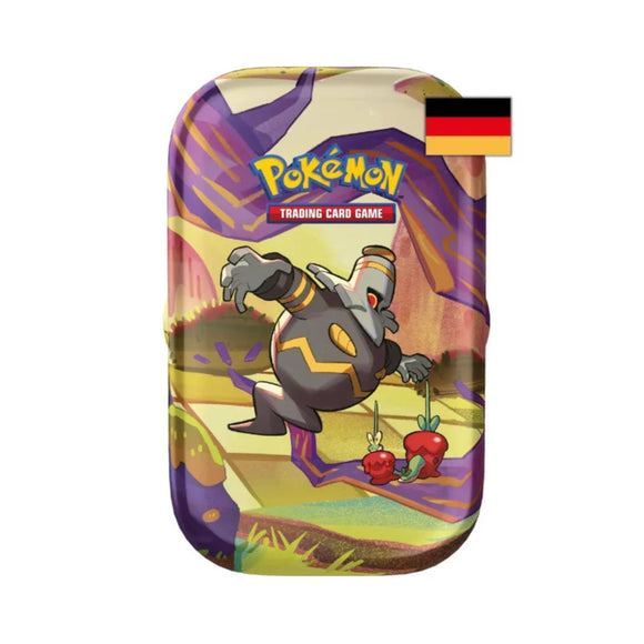 Karmesin & Purpur Nebel der Sagen Zwirrfinst & Sirapfel Mini Tin (deutsch) Pokemon TCG