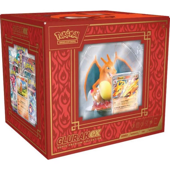 Pokemon Karten TCG Glurak-ex Super Premium-Kollektion (deutsch)