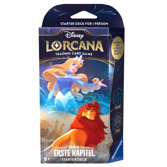 Disney Lorcana Das Erste Kapitel - Starter Deck Saphir und Stahl (Deutsch)