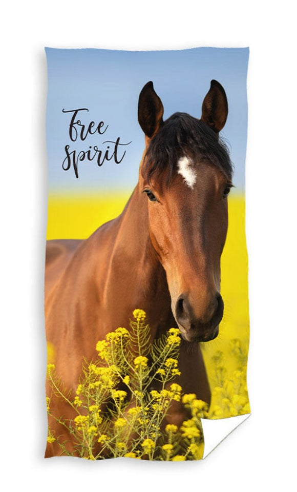 Pony Pferde Handtuch Free Spirit Strand Badetuch 70x140cm