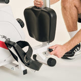 Magnetisches Rudergerät | 8 manuelle Widerstandsstufen | klappbar | weiß