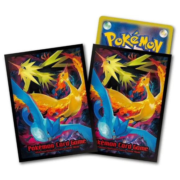 Pokemon Karten Hüllen Premium 64x Zapdos Lavados Arktos Sleeves TCG