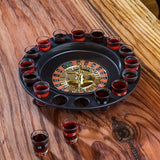 DRINKING ROULETTE SET Partyspiel Trinkroulette Drinking 16 Shots