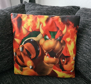 Bowser Kissenbezug Super Mario 45cm x 45cm