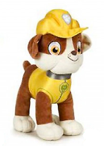 Rubble Paw Patrol Kuscheltier - 27 cm Plüschtier Stofftier