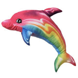 Regenbogen Delfin Kuscheltier - 35 cm Plüschtier weiches Stofftier