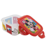 Micky Maus Luftdichter Behälter - Brotdose Kinder Lunchbox Quadratische Sandwichbox