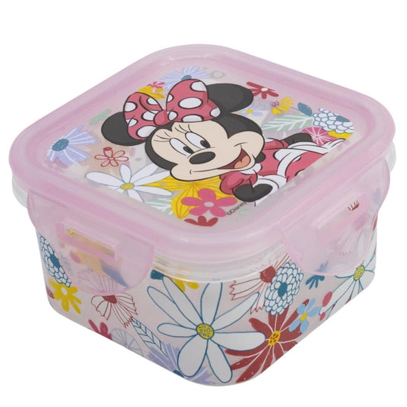 Minnie Maus Luftdichter Behälter - Brotdose Kinder Lunchbox Quadratische Sandwichbox