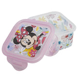 Minnie Maus Luftdichter Behälter - Brotdose Kinder Lunchbox Quadratische Sandwichbox