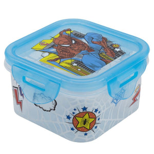 Spiderman Luftdichter Behälter - Brotdose Kinder Lunchbox Quadratische Sandwichbox