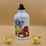 Pokemon Pikachu Glumanda Bisasam Schiggy Aluminium Flasche 500ml - Tinisu