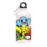 Pokemon Pikachu Glumanda Bisasam Schiggy Aluminium Flasche 500ml - Tinisu