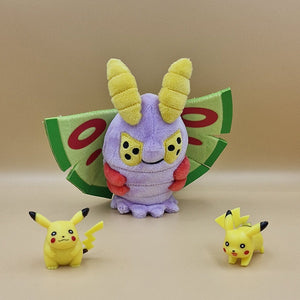 Pokemon Pudox Kuscheltier - 14 cm Plüschtier Dustox - Tinisu