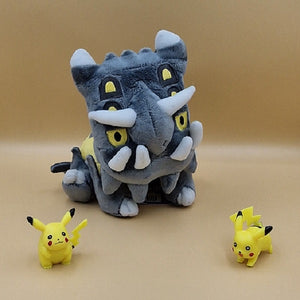 Pokemon Bollterus Kuscheltier - 15 cm Plüschtier Bastiodon - Tinisu