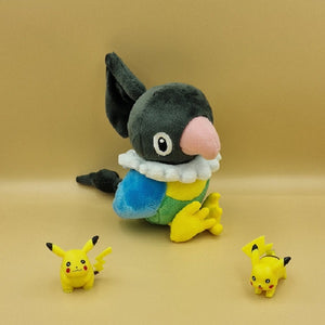 Pokemon Plaudagei Kuscheltier - 14 cm Plüschtier Chatot - Tinisu