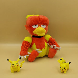 Pokemon Magmar Kuscheltier - 18 cm Plüschtier Magmar - Tinisu