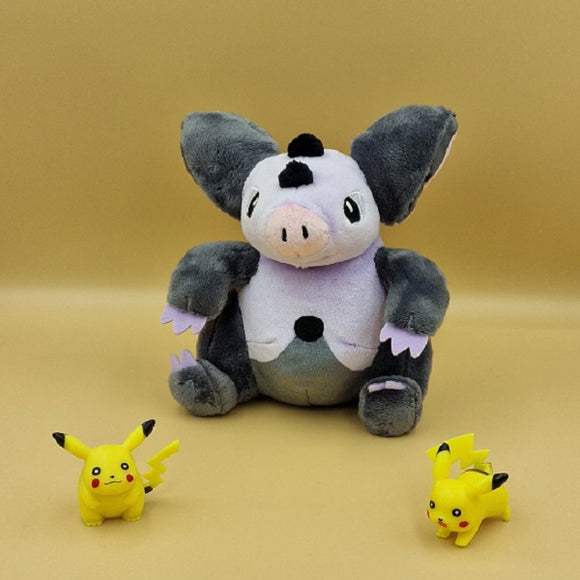 Pokemon Groink Kuscheltier - 16 cm Plüschtier Grumpig - Tinisu