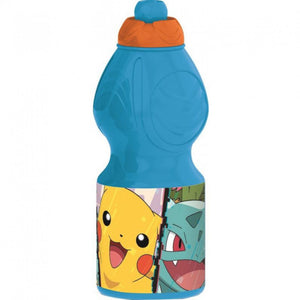 Pokemon Plastik Flasche 400 ml blau - Tinisu