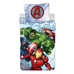 Avengers Marvel Bettwäsche - weiche Baumwolle - 140 x 200 cm - Tinisu