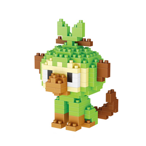 Pokemon LNO Micro-Bricks Bausatz Chimpep / Grookey - Tinisu