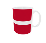 Dänemark Kaffeetasse Flagge Pot Kaffee Tasse Becher DK Coffeecup Büro Tee