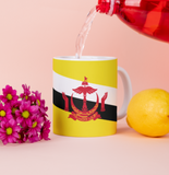 Brunei Kaffeetasse Flagge Pot Kaffee Tasse BRN Becher Coffeecup Büro Tee