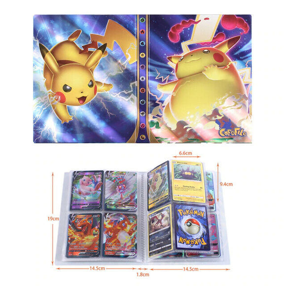 3D Pokemon Holo Ordner Pikachu Gigadynamax Sammelalbum 240 Karten Portfolio - Tinisu