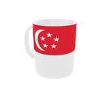 Singapur Kaffeetasse Flagge Pot Kaffee Tasse National Becher Cup Büro Tee