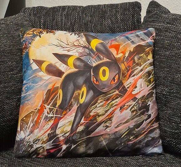 Pokemon Kissenbezug Nachtara / Umberon 45cm x 45cm - Tinisu