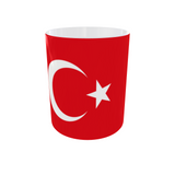 Türkei Kaffeetasse Pot Flagge Kaffee Tasse Becher TURK Coffeecup Büro Tee