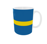 Schweden Kaffeetasse Flagge Pot Kaffee Tasse Becher SWE Coffeecup Büro Tee