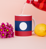 Laos Kaffeetasse Flagge Pot Kaffee Tasse National Becher Coffeecup Büro Tee