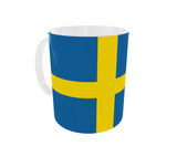 Schweden Kaffeetasse Flagge Pot Kaffee Tasse Becher SWE Coffeecup Büro Tee