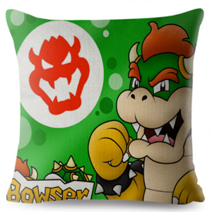 Super Mario Kissenbezug Bowser 45cm x 45cm - Tinisu