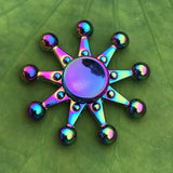 Tinisu Fidget Spinner Kreisel Anti Stress Hand Rainbow Metall Finger ADHS - Tinisu