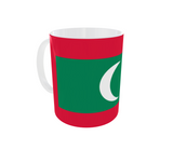 Malediven Kaffeetasse Flagge Pot Kaffee Tasse National Becher Coffeecup Büro Tee